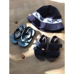Summer Hat and Sandals